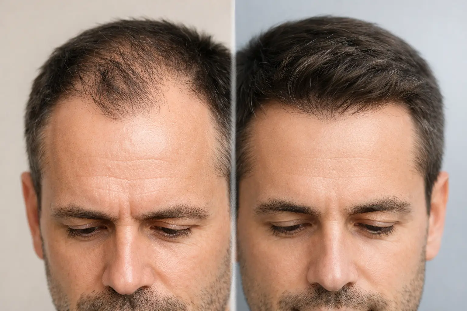 Receding Hairline vs Maturing Hairline
