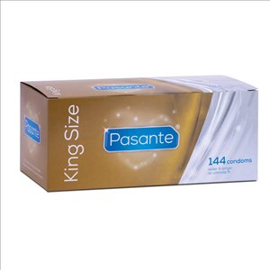 Pasante Bulk Packs King Size Condom [Pack of 144]