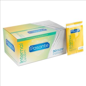 Pasante Clinic Packs Formally Female Condom [Pack of 30]