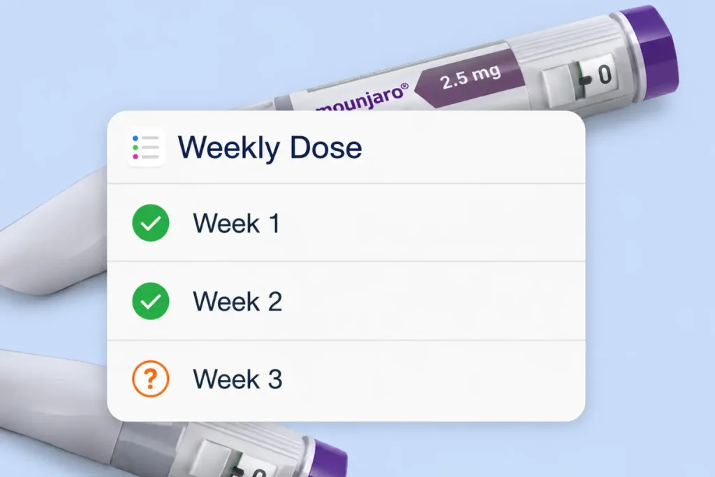 missed weekly weight loss injection